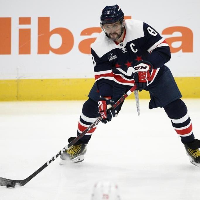 Ovechkin moves to 2nd in goals with 802, passing Howe